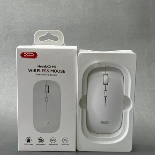 Bežični miš XO‑M7 2.4GHz – beli, USB nano prijemnik